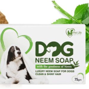 Pet Life Dog Neem Soap For Cleans Dirt