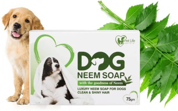 Pet Life Dog Neem Soap For Cleans Dirt